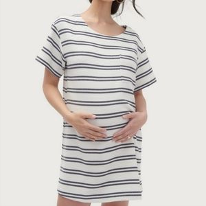 Hatch Striped Mini Dress - White and Black size 1